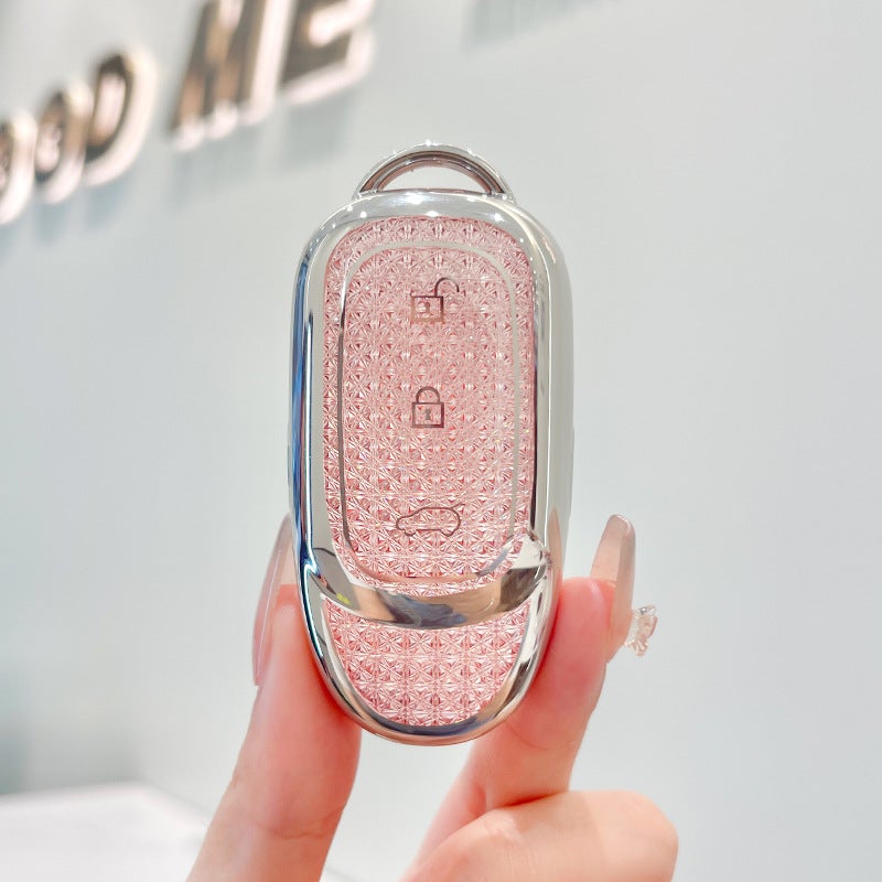 Suitable For Ideal Car Key Protective Cover Keychain Bag Fashionable High-End Exquisite Key Case Shell - Image 5